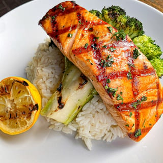 Grilled Atlantic Salmon