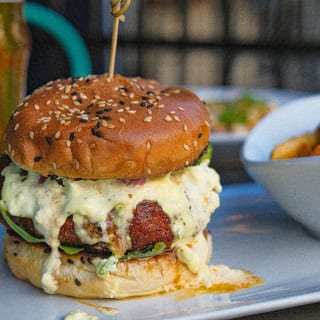 Blackened Lamb Burger